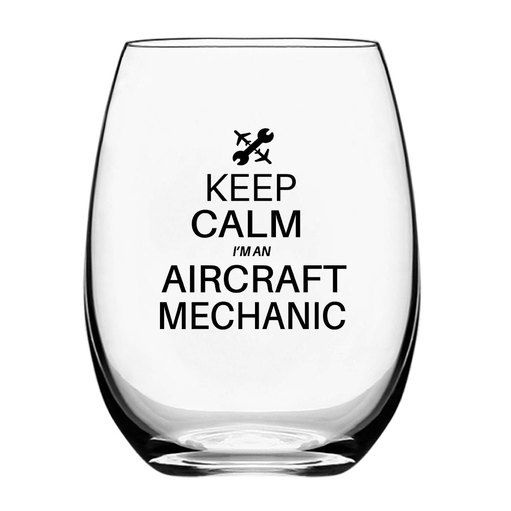 Aircraft Mechanic Designed Beer & Water Glasses