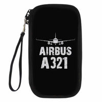 Thumbnail for Airbus A321 & Plane Designed Travel Cases & Wallets