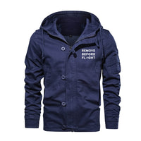 Thumbnail for Remove Before Flight Designed Cotton Jackets