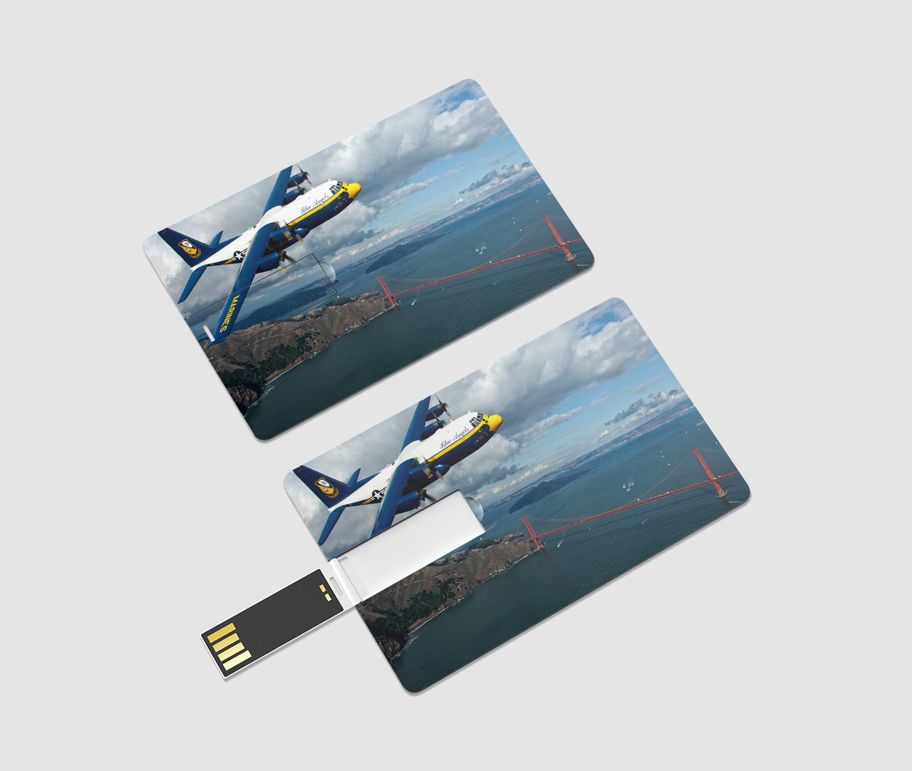 Blue Angels & Bridge Designed USB Cards