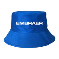 Thumbnail for Embraer & Text Designed Summer & Stylish Hats