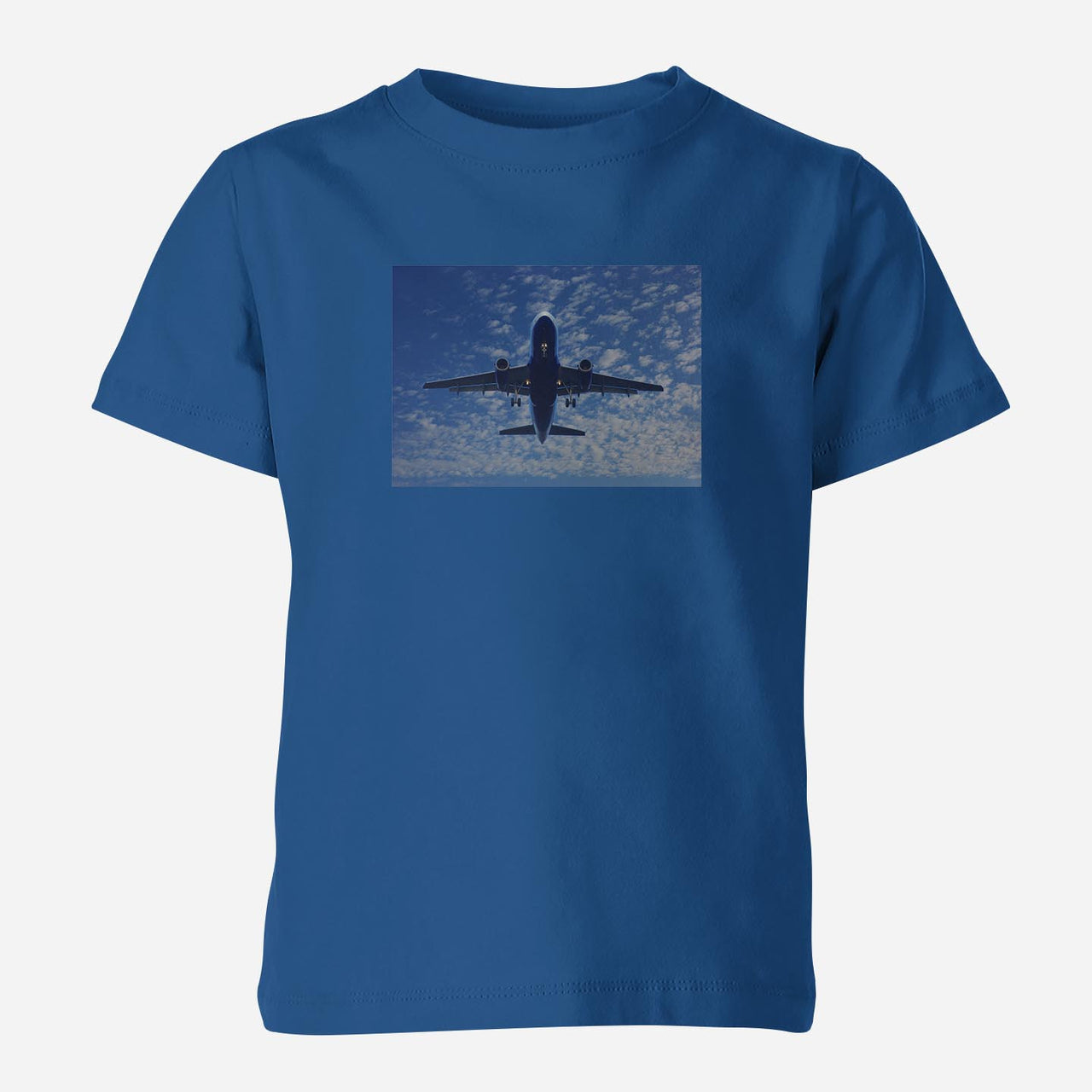 Airplane From Below Designed Children T-Shirts