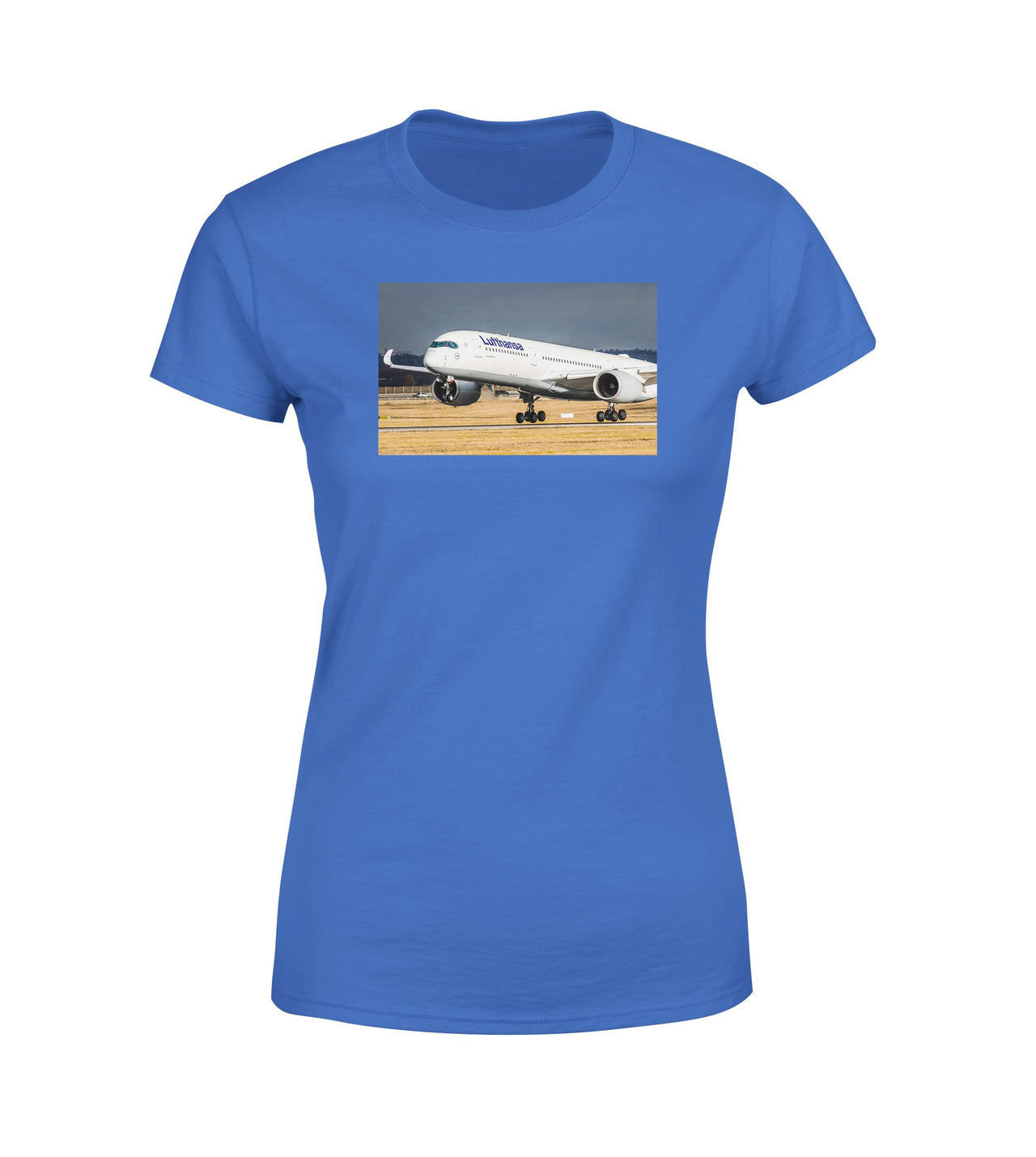 Lutfhansa A350 Designed Women T-Shirts