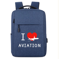 Thumbnail for I Love Aviation Designed Super Travel Bags