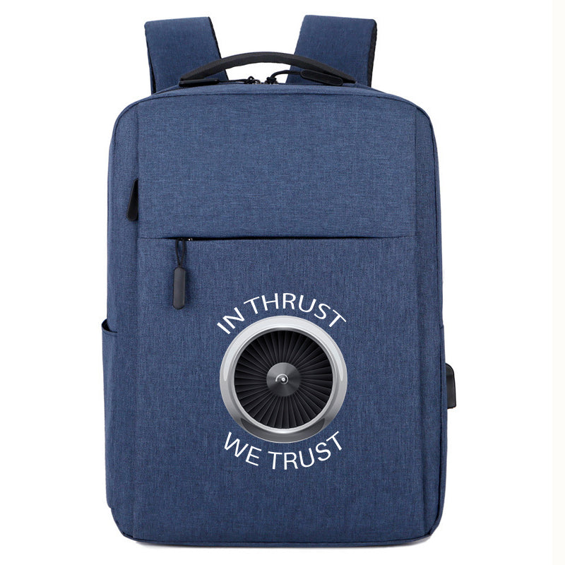 In Thrust We Trust Designed Super Travel Bags