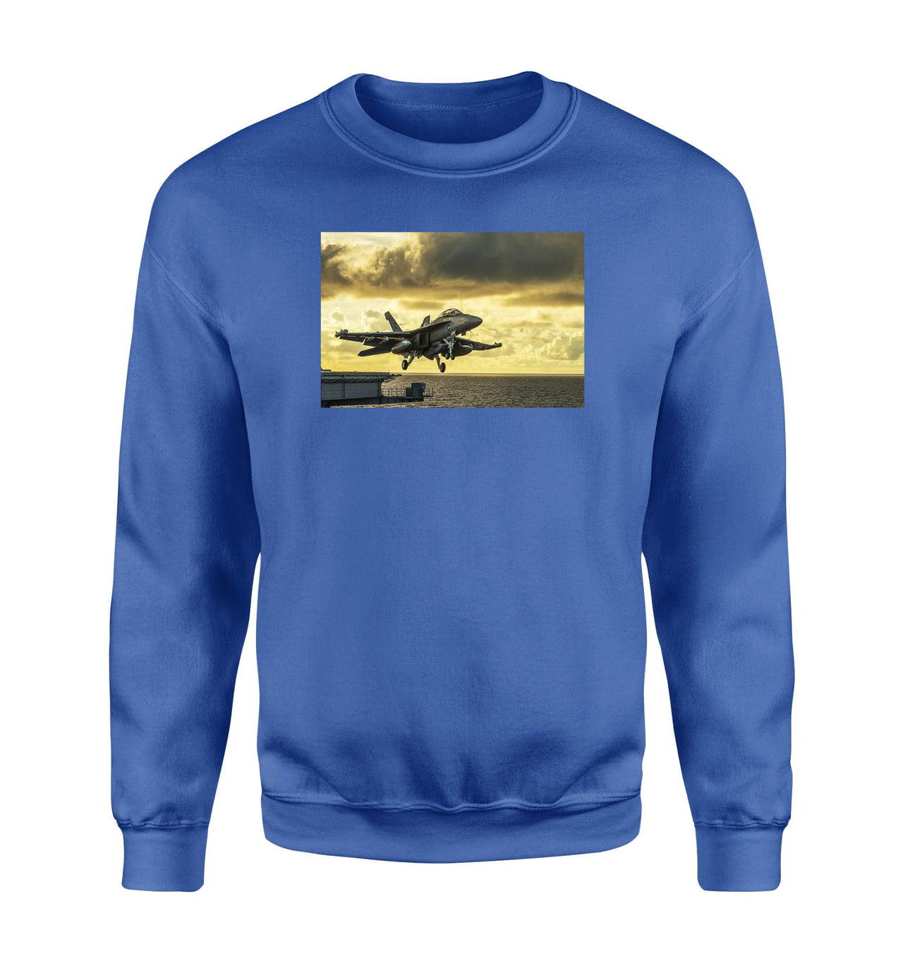 Departing Jet Aircraft Designed Sweatshirts
