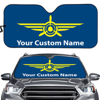 Thumbnail for Custom Name (Badge 3) Designed Car Sun Shade