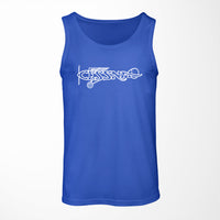 Thumbnail for Special Cessna Text Designed Tank Tops