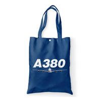 Thumbnail for Super Airbus A380 Designed Tote Bags