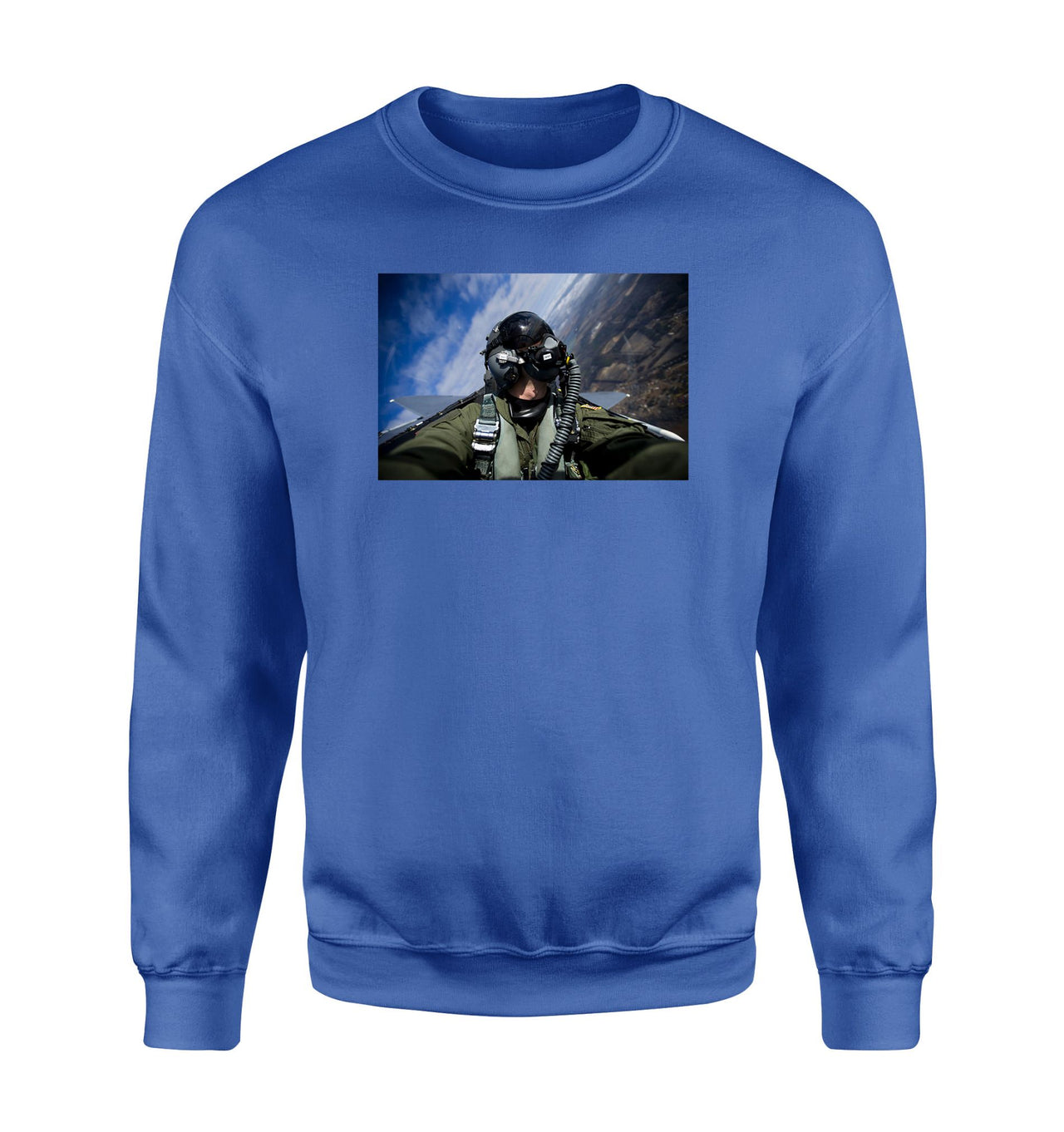 Amazing Military Pilot Selfie Designed Sweatshirts