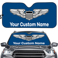 Thumbnail for Custom Name (Military Badge ) Designed Car Sun Shade