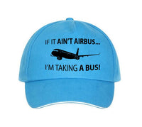 Thumbnail for If It Ain't Airbus, I'm Taking a Bus Designed Hats Pilot Eyes Store Blue 