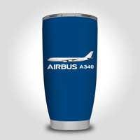 Thumbnail for The Airbus A340 Designed Tumbler Travel Mugs