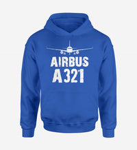 Thumbnail for Airbus A321 & Plane Designed Hoodies