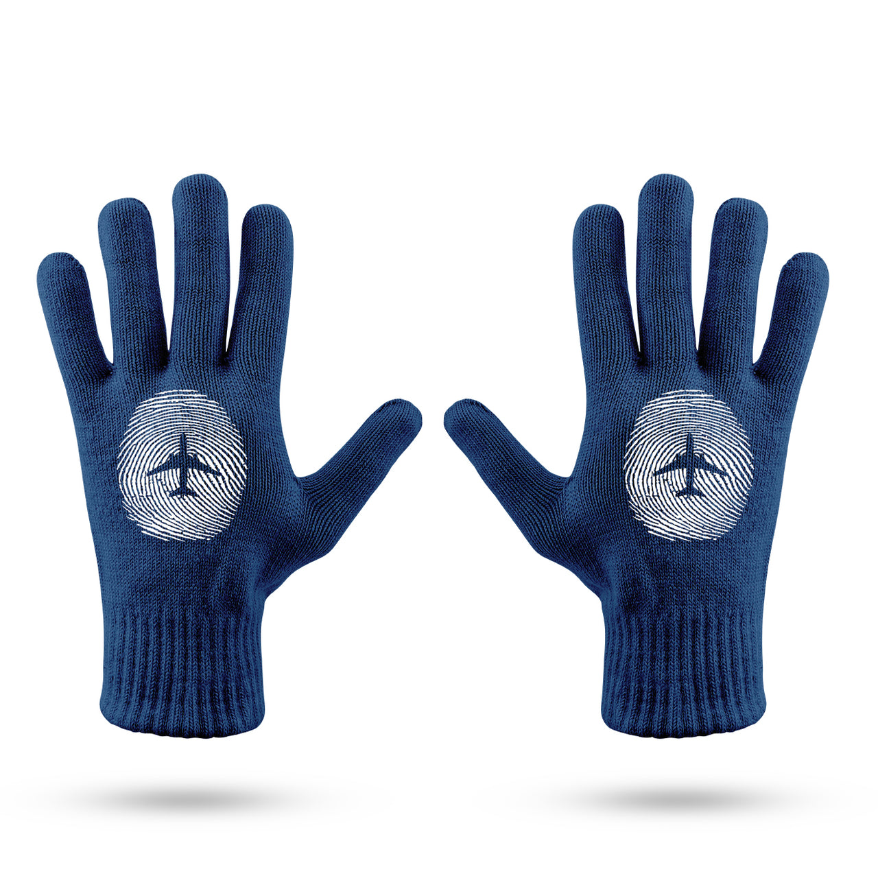 Aviation Finger Print Designed Gloves