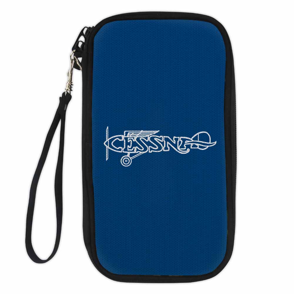 Special Cessna Text Designed Travel Cases & Wallets