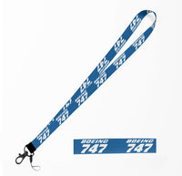 Thumbnail for Boeing 747 & Text Designed Lanyard & ID Holders