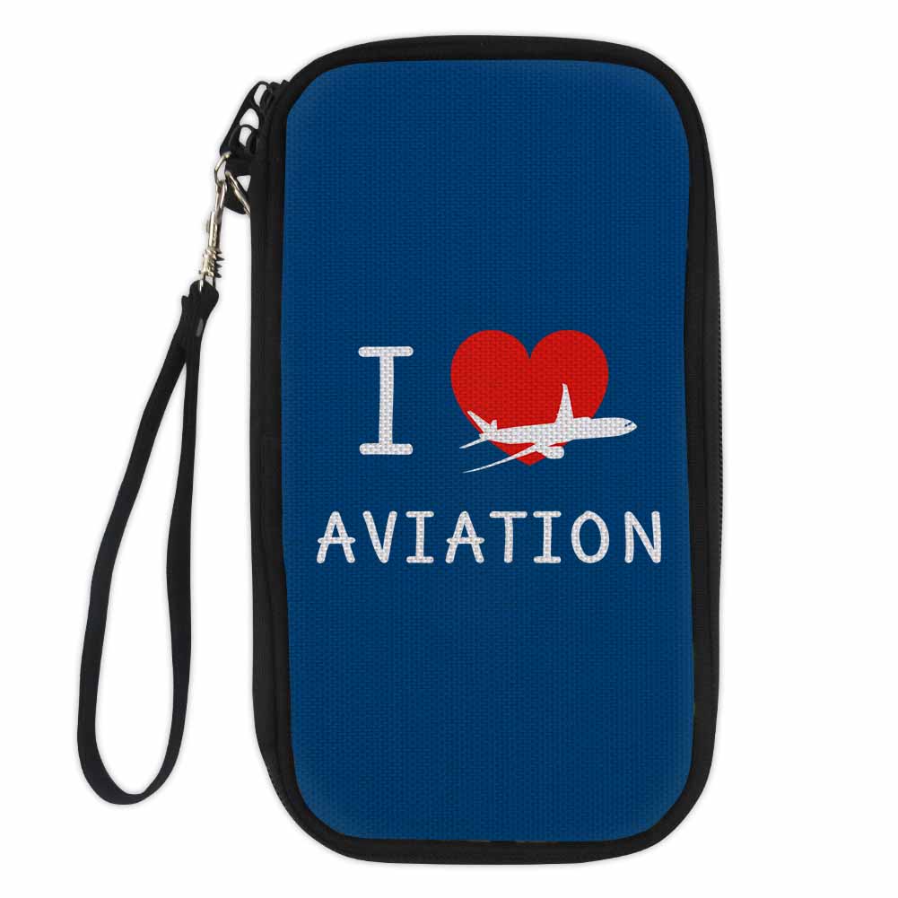 I Love Aviation Designed Travel Cases & Wallets