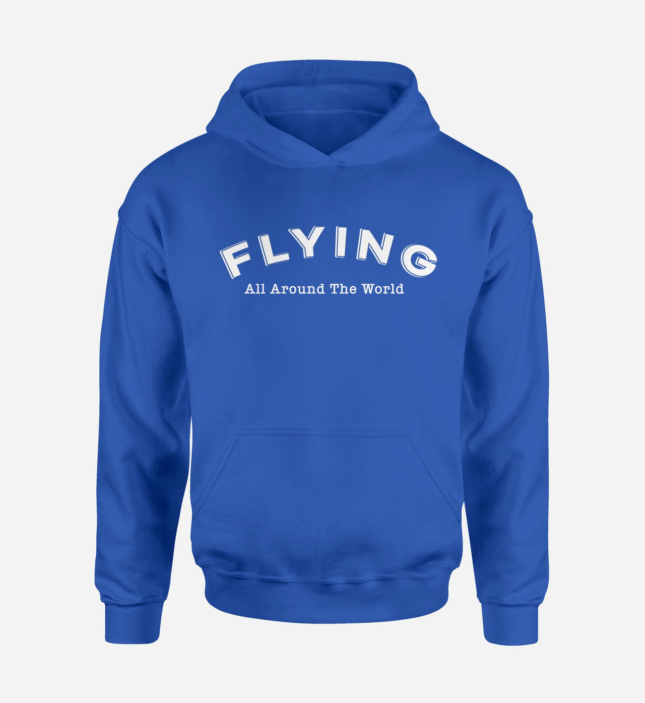 Flying All Around The World Designed Hoodies