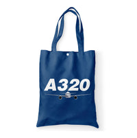Thumbnail for Super Airbus A320 Designed Tote Bags