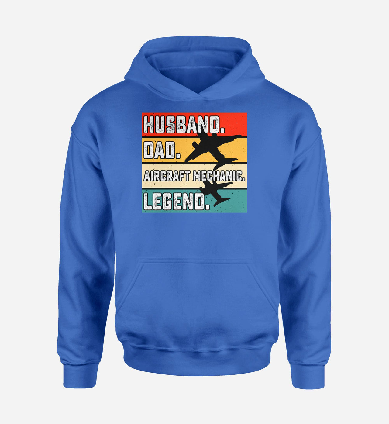 Husband & Dad & Aircraft Mechanic & Legend Designed Hoodies