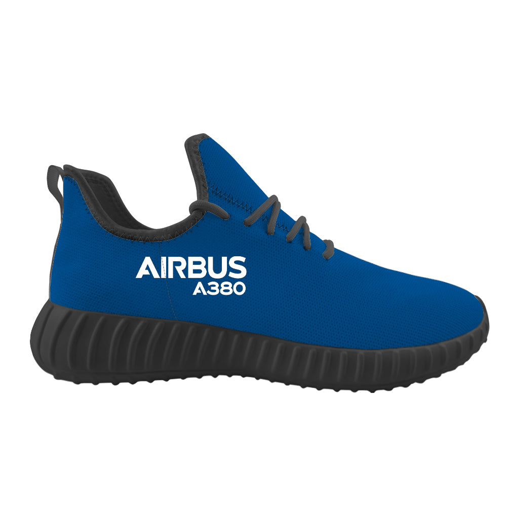 Airbus A380 & Text Designed Sport Sneakers & Shoes (MEN)