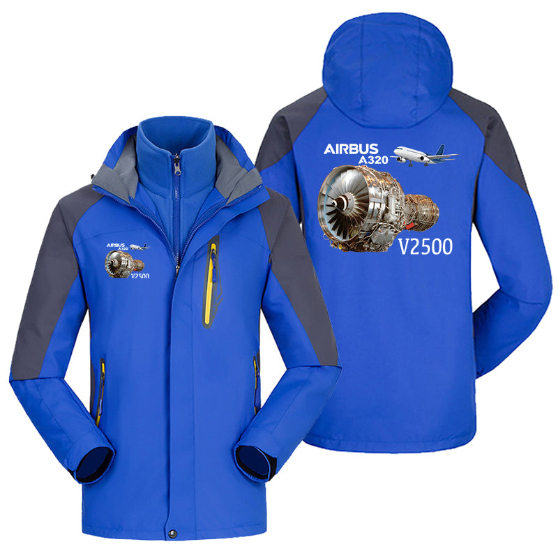 Airbus A320 & V2500 Engine Designed Thick Skiing Jackets