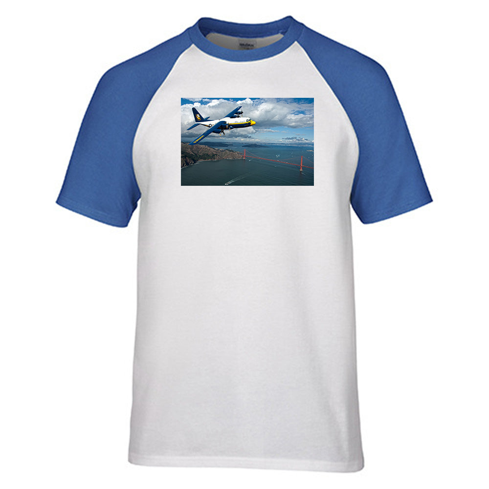 Blue Angels & Bridge Designed Raglan T-Shirts