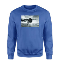 Thumbnail for Super Cool Airliner Jet Engine Designed Sweatshirts