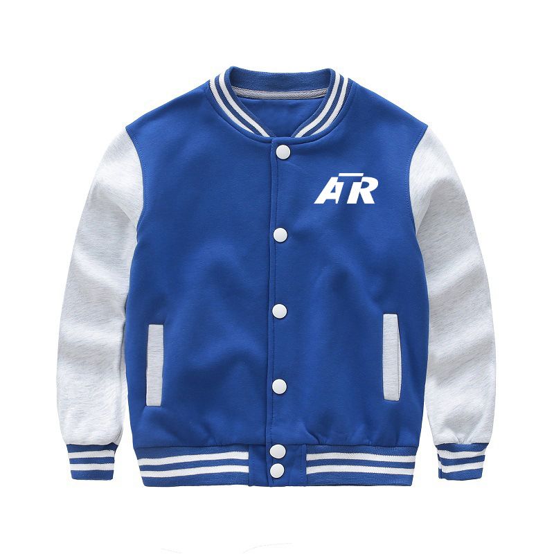 ATR & Text Designed "CHILDREN" Baseball Jackets