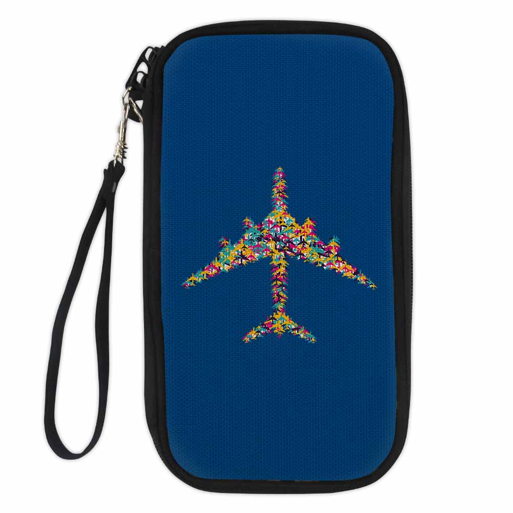 Colourful Airplane Designed Travel Cases & Wallets