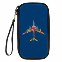 Thumbnail for Colourful Airplane Designed Travel Cases & Wallets