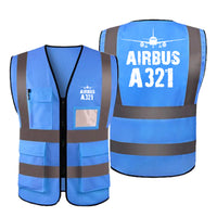 Thumbnail for Airbus A321 & Plane Designed Reflective Vests