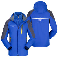 Thumbnail for Cessna 172 Silhouette Designed Thick Skiing Jackets
