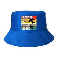 Thumbnail for Husband & Dad & Aircraft Mechanic & Legend Designed Summer & Stylish Hats