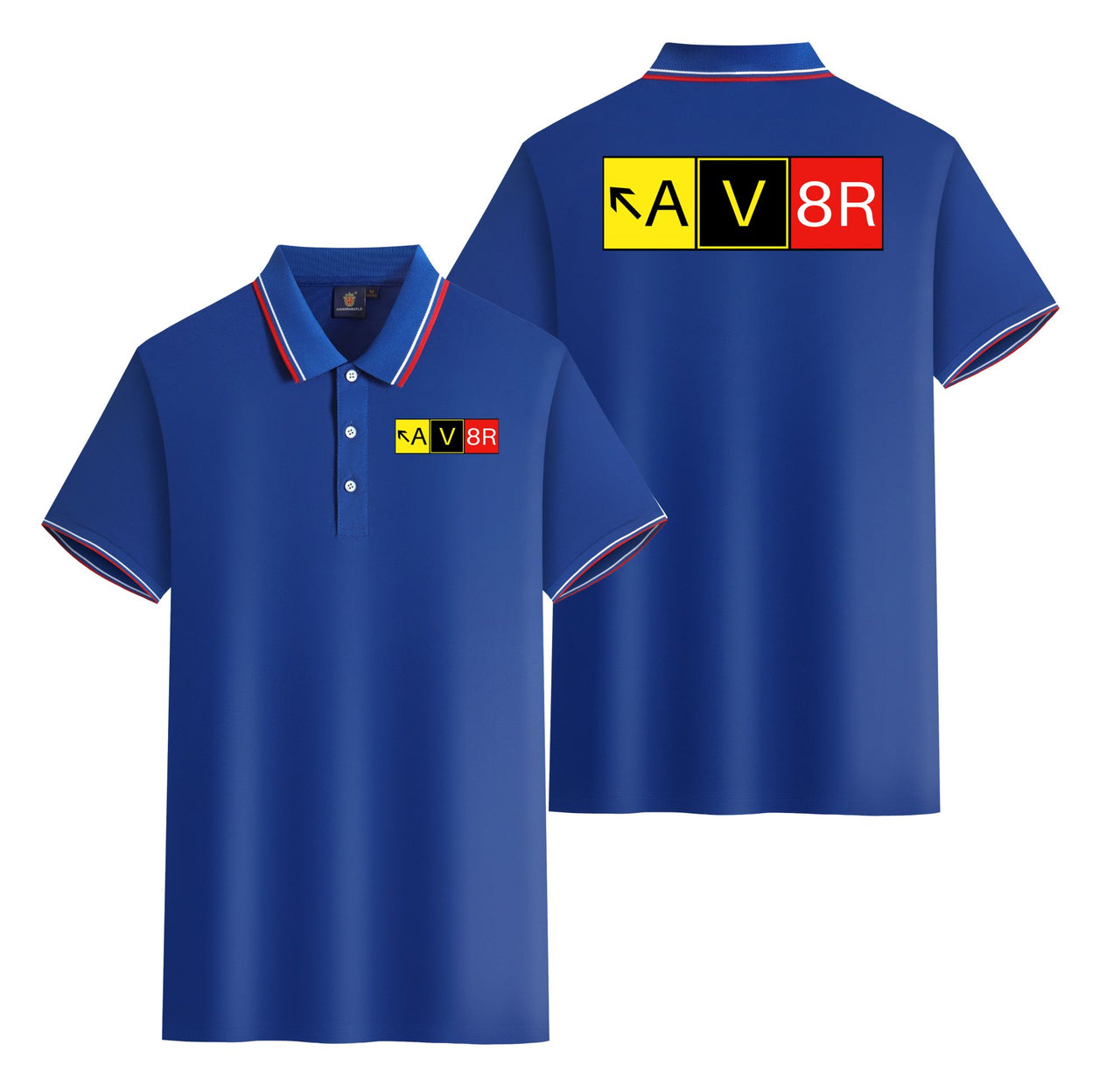 AV8R Designed Stylish Polo T-Shirts (Double-Side)