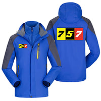 Thumbnail for Flat Colourful 757 Designed Thick Skiing Jackets
