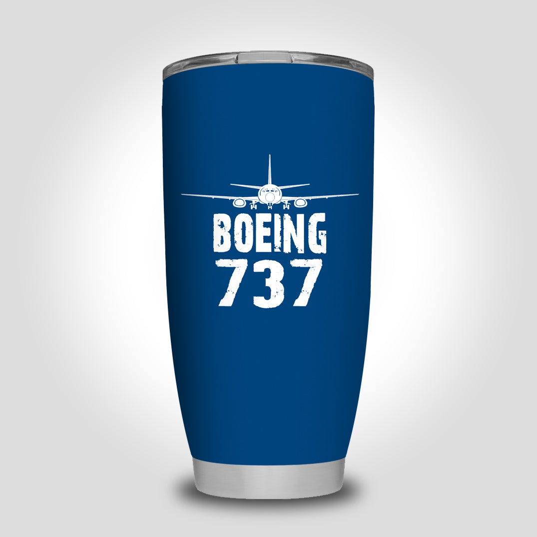 Boeing 737 & Plane Designed Tumbler Travel Mugs