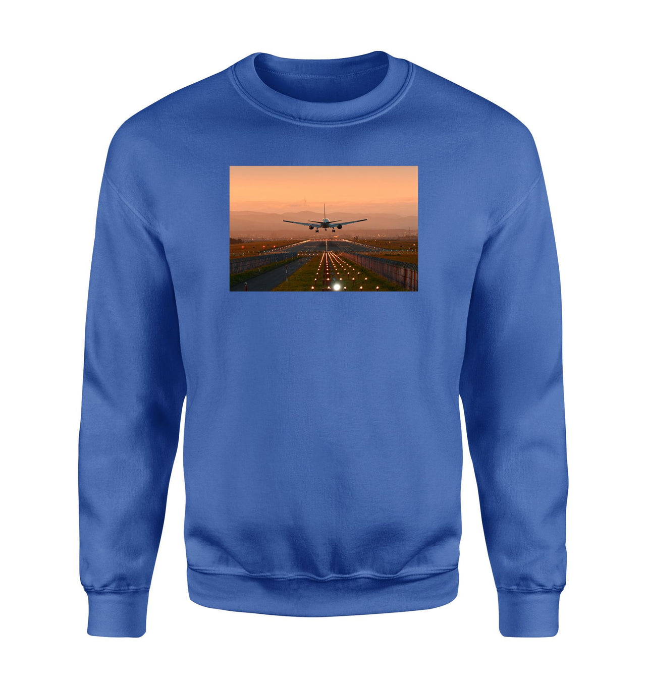 Super Cool Landing During Sunset Designed Sweatshirts