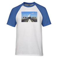 Thumbnail for Mighty Airbus A380 Designed Raglan T-Shirts