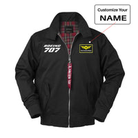 Thumbnail for Boeing 707 & Text Designed Vintage Style Jackets