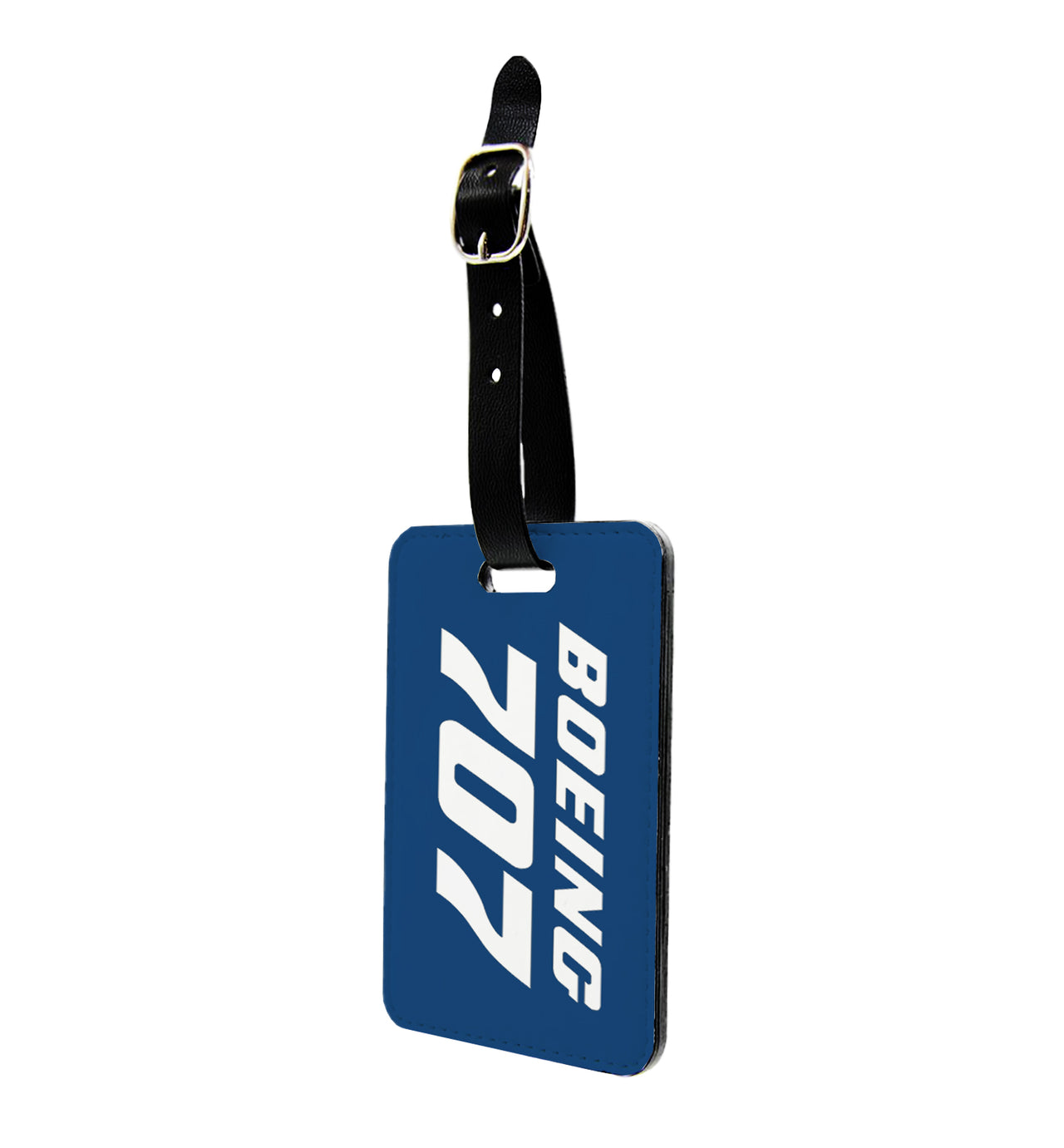 Boeing 707 & Text Designed Luggage Tag