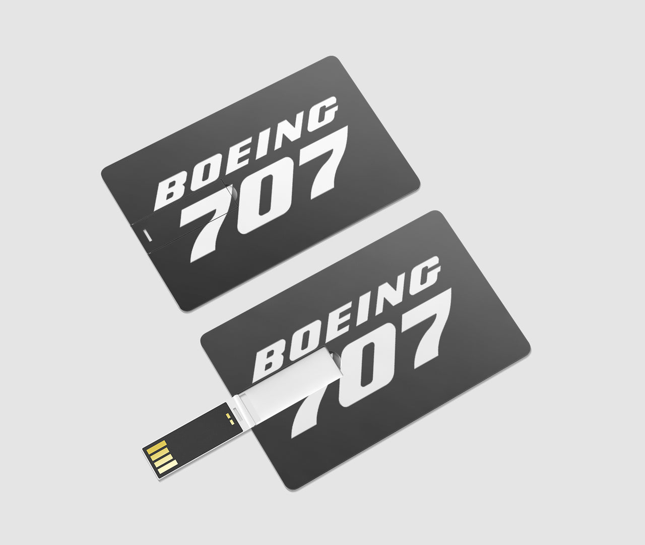 Boeing 707 & Text Designed USB Cards