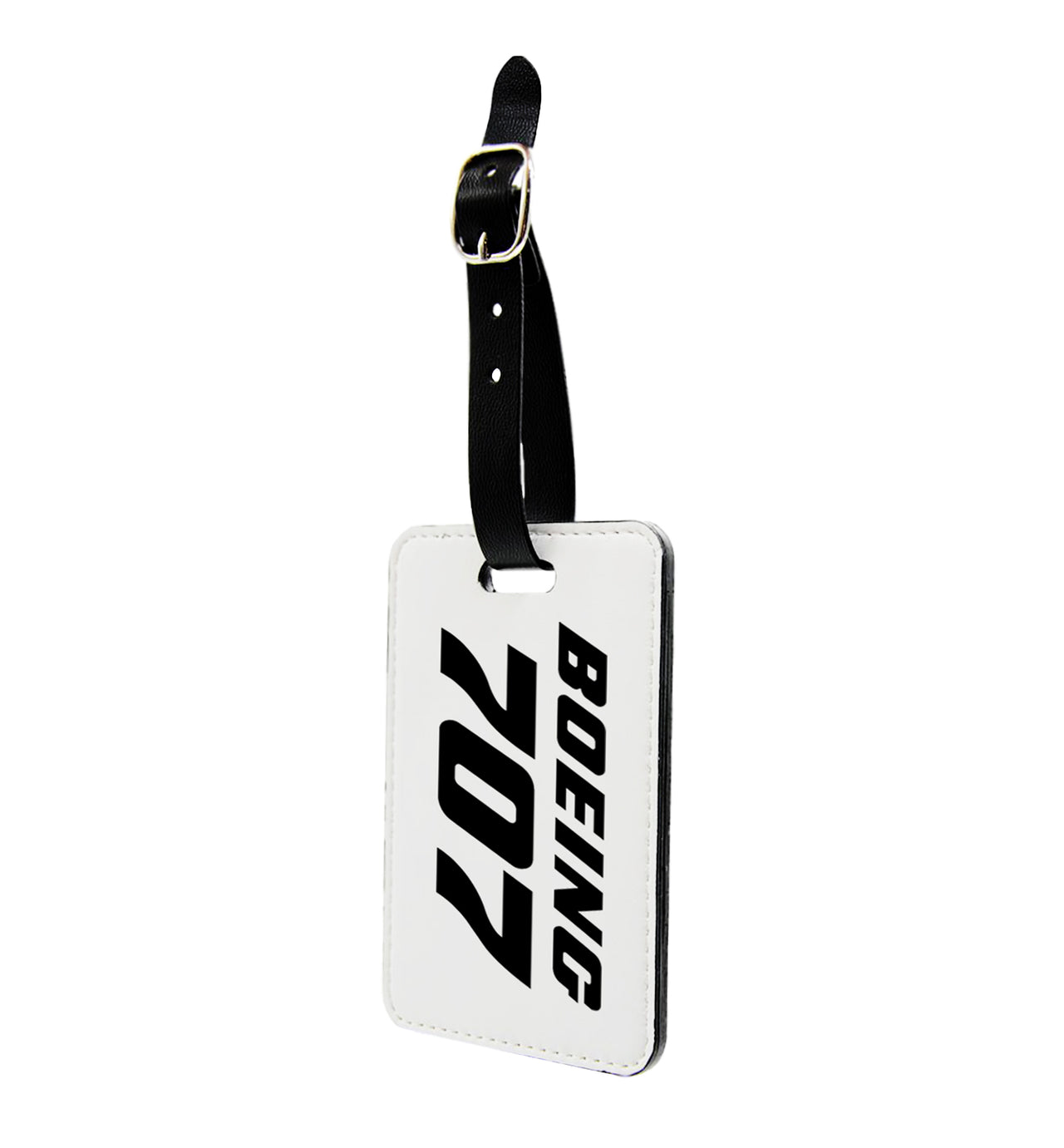 Boeing 707 & Text Designed Luggage Tag