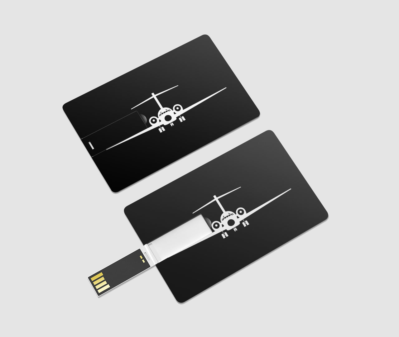 Boeing 717 Silhouette Designed USB Cards