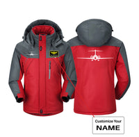 Thumbnail for Boeing 717 Silhouette Designed Thick Winter Jackets