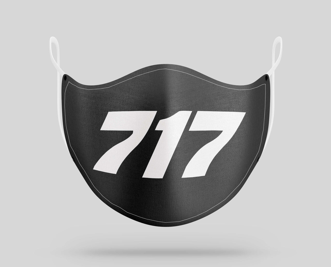 Boeing 717 Text Designed Face Masks