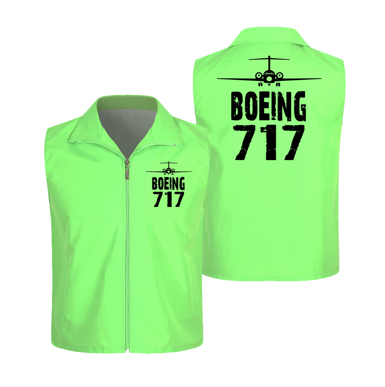 Boeing 717 & Plane Designed Thin Style Vests