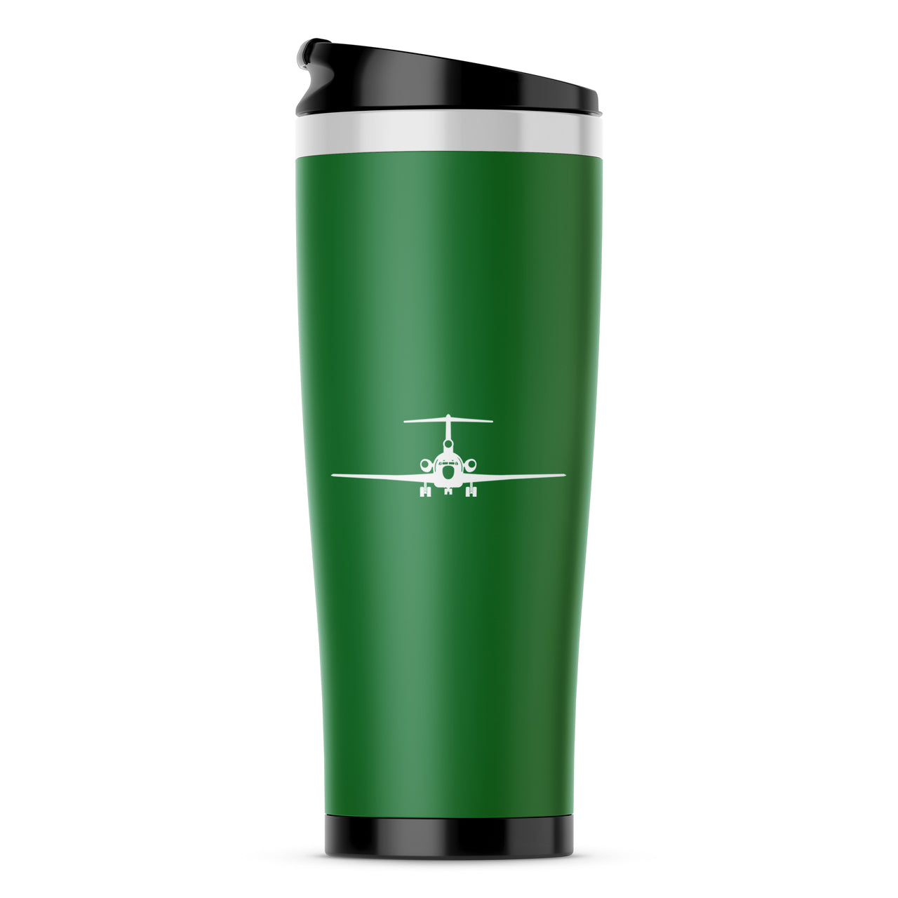 Boeing 727 Silhouette Designed Travel Mugs