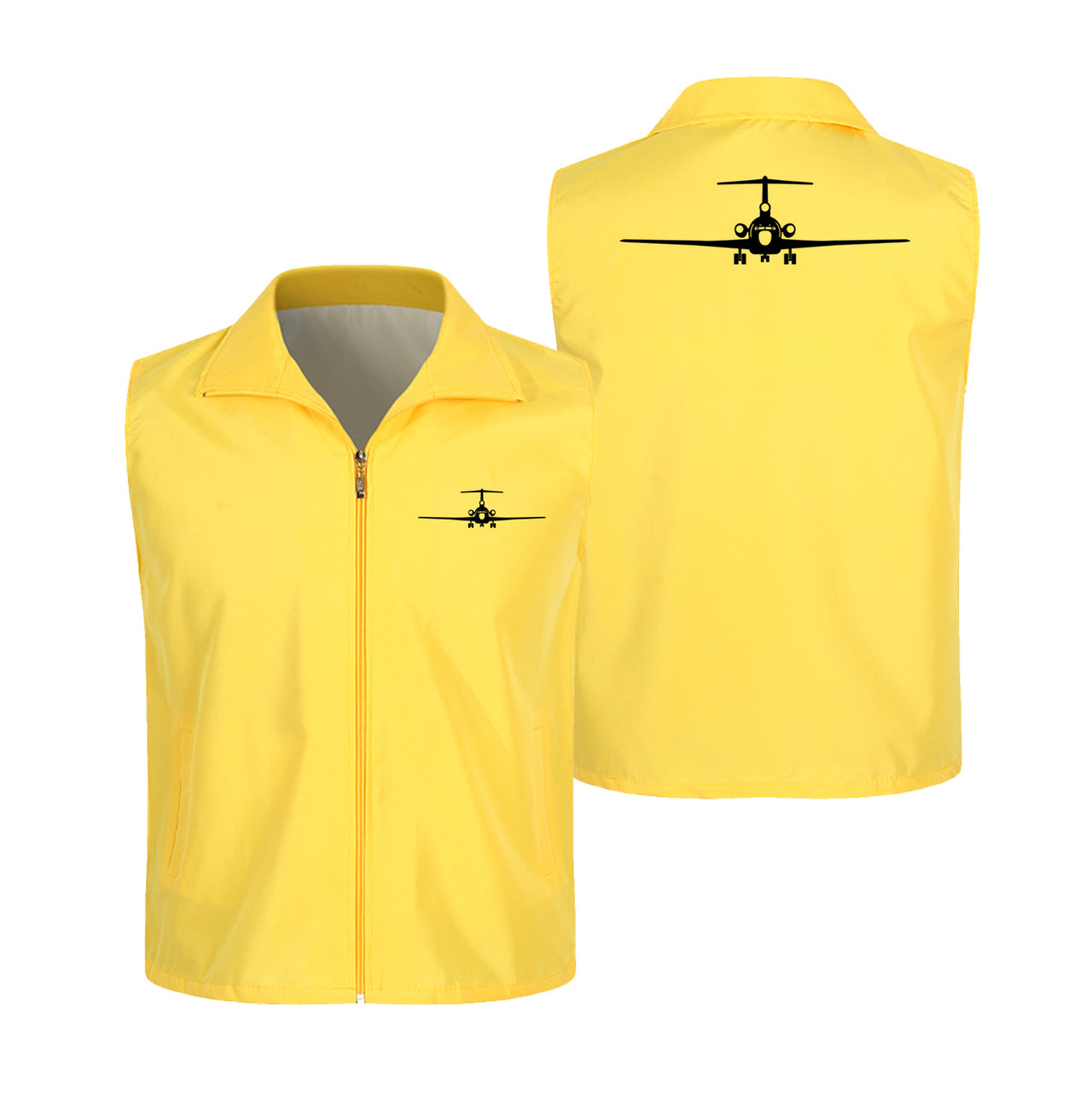 Boeing 727 Silhouette Designed Thin Style Vests